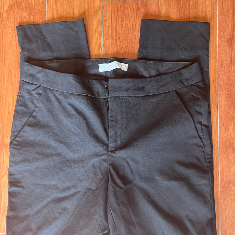 Everlane black cigarette pants